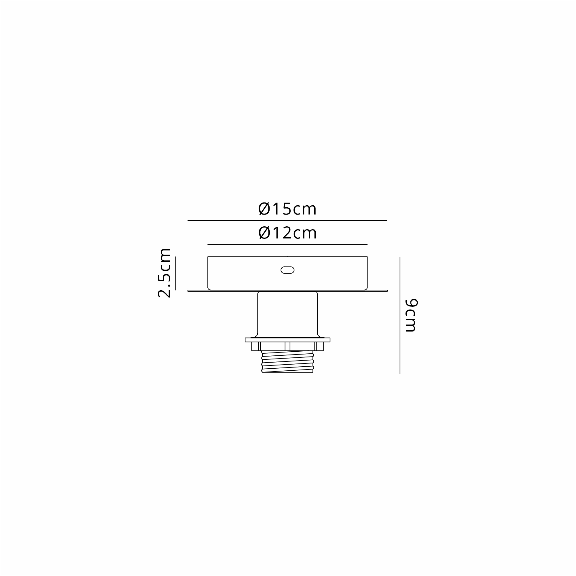 D0909SN  Carrie Satin Nickel 1 Light E27 Universal Flush Ceiling